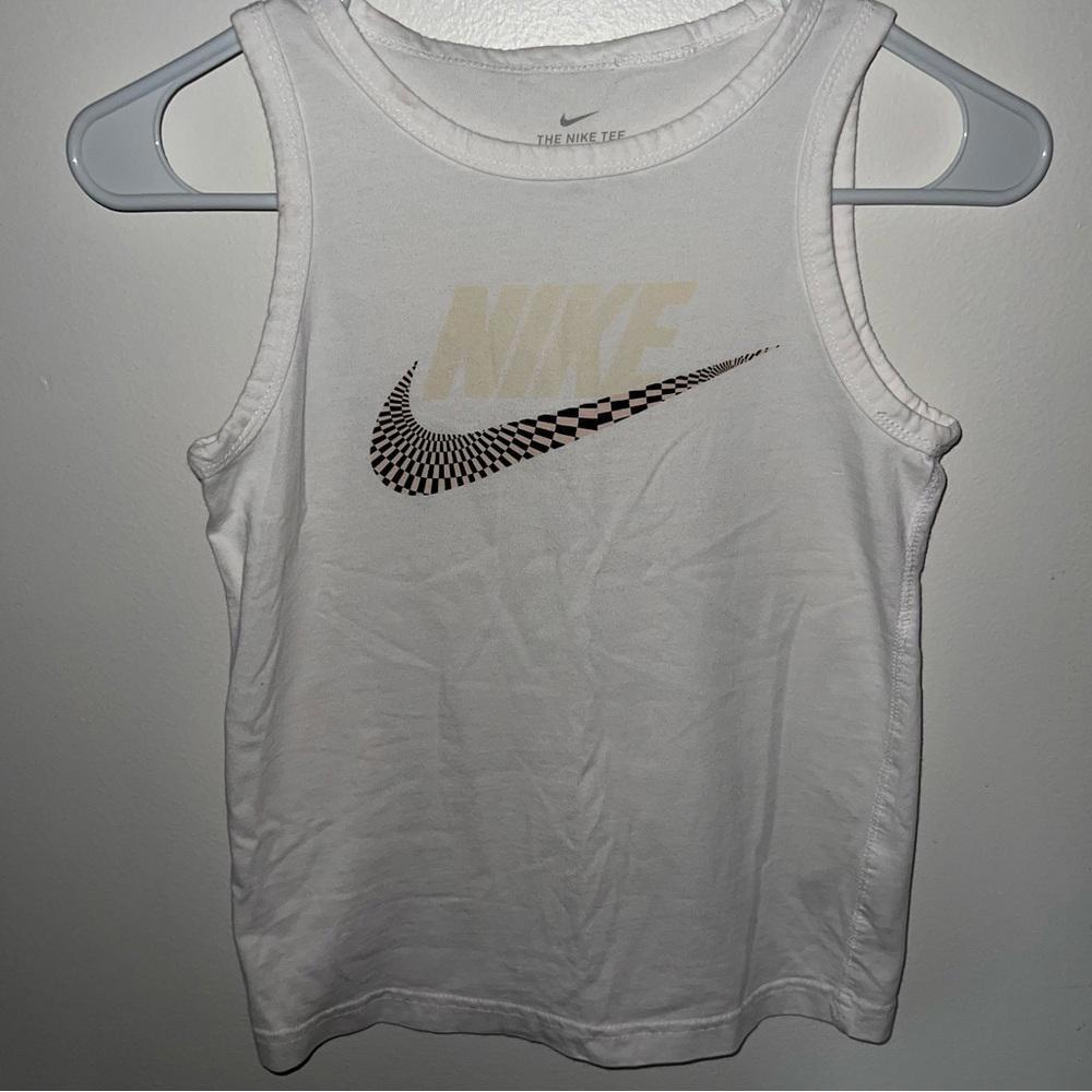 Women’s Nike festival futura white muscle tee tank top